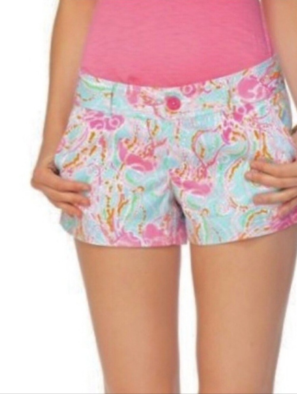 Lilly Pulitzer The Walsh Jelly Fish Print Shorts, Size 8 - Picture 11 of 16